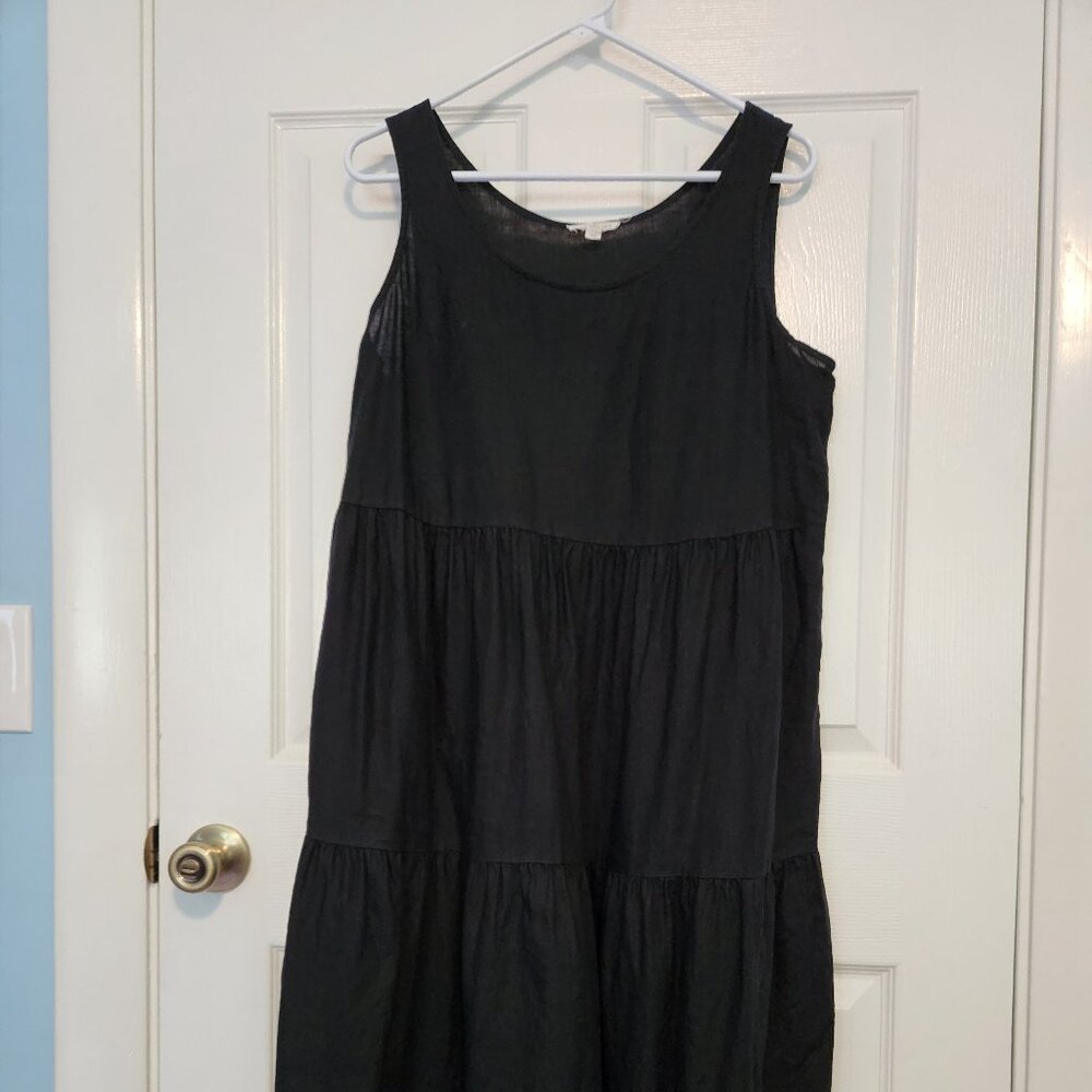 Eileen Fisher sleeveless linen dress